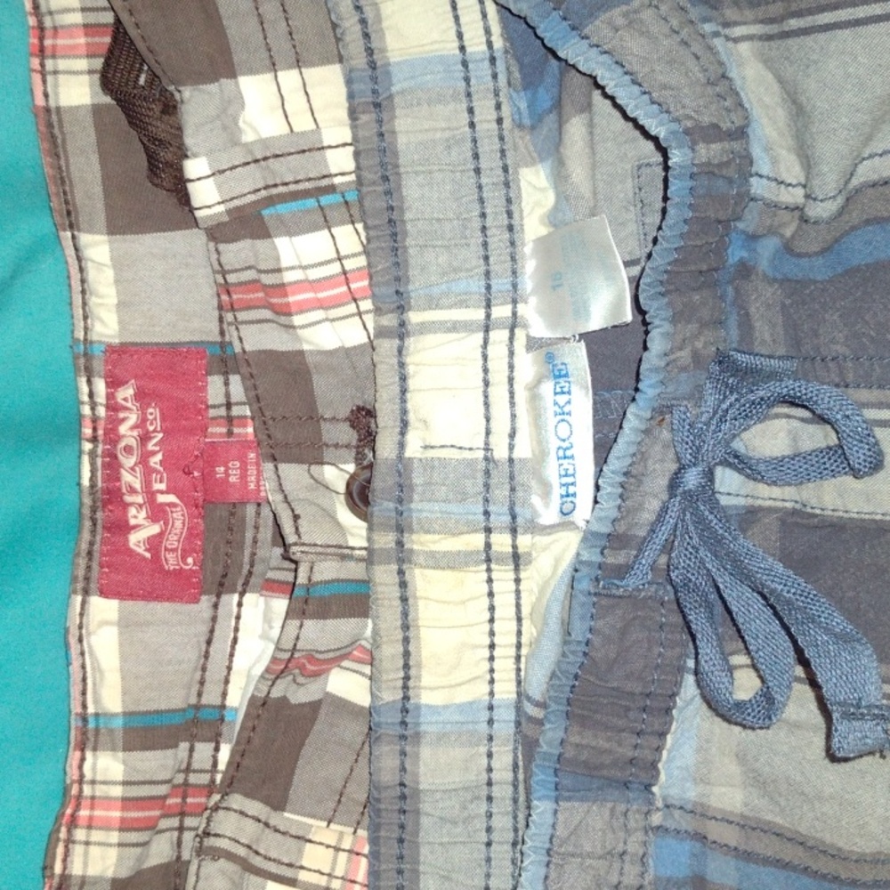 Arizona jeans & Cherokee shorts